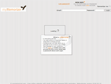Tablet Screenshot of mymemorizer.com
